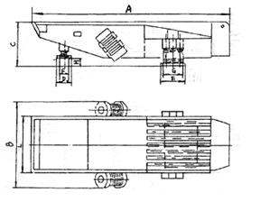 ZZG低矮式振動給料機(jī)結(jié)構(gòu)圖